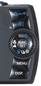 Canon IXUS 870IS / PowerShot SD 880IS - rear controls