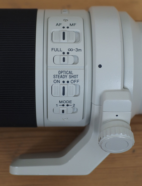 Sony FE 70-200mm controls