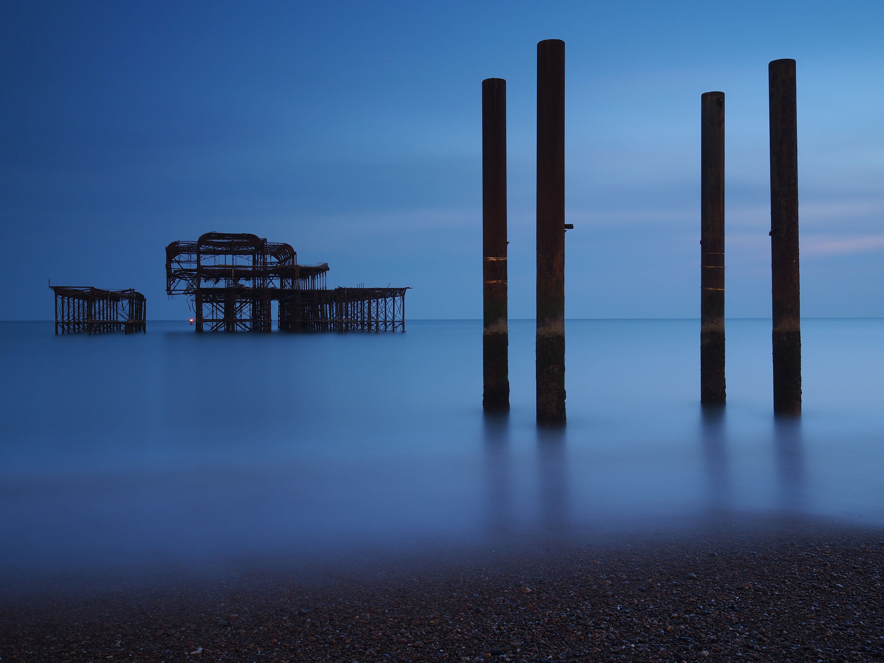 Brighton West Pier long exposure