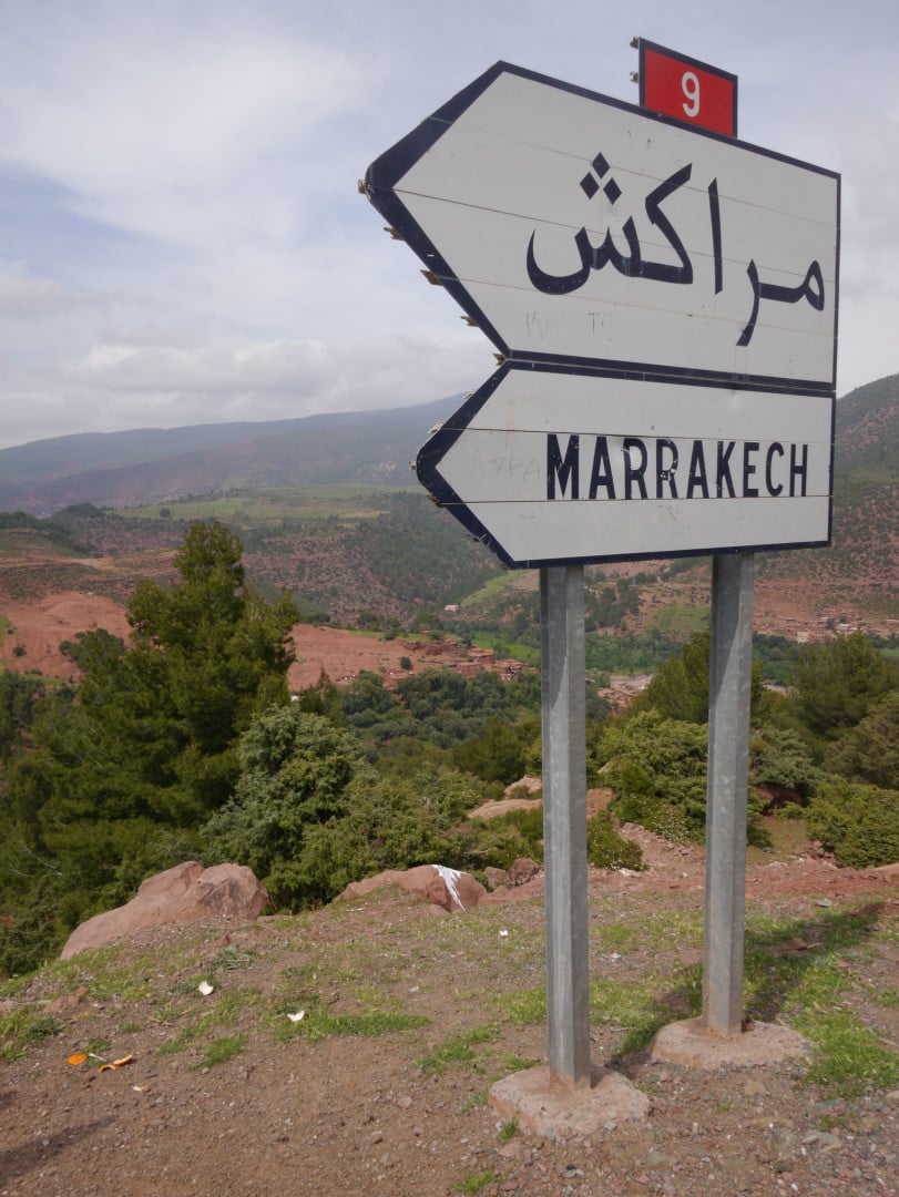 Over the Atlas Mountains, Morocco