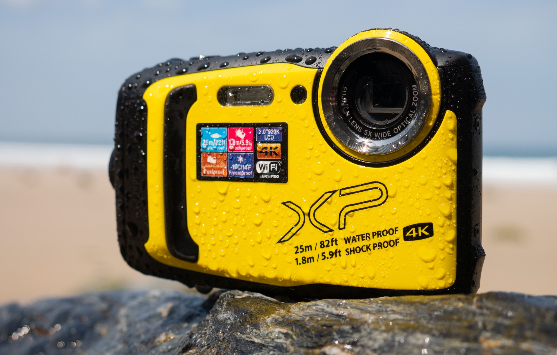 thumbnail image 2 of Fujifilm Finepix XP140 Waterproof Digital Camera (Sky Blue) English 2 of 11