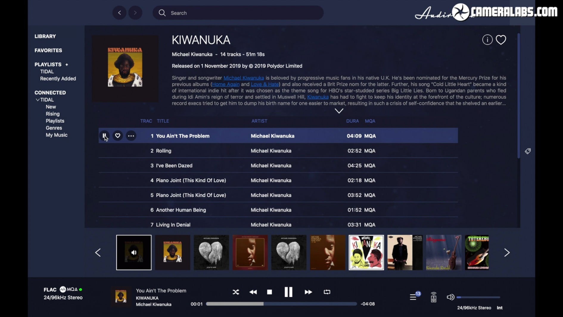 Tidal Hifi review | Cameralabs