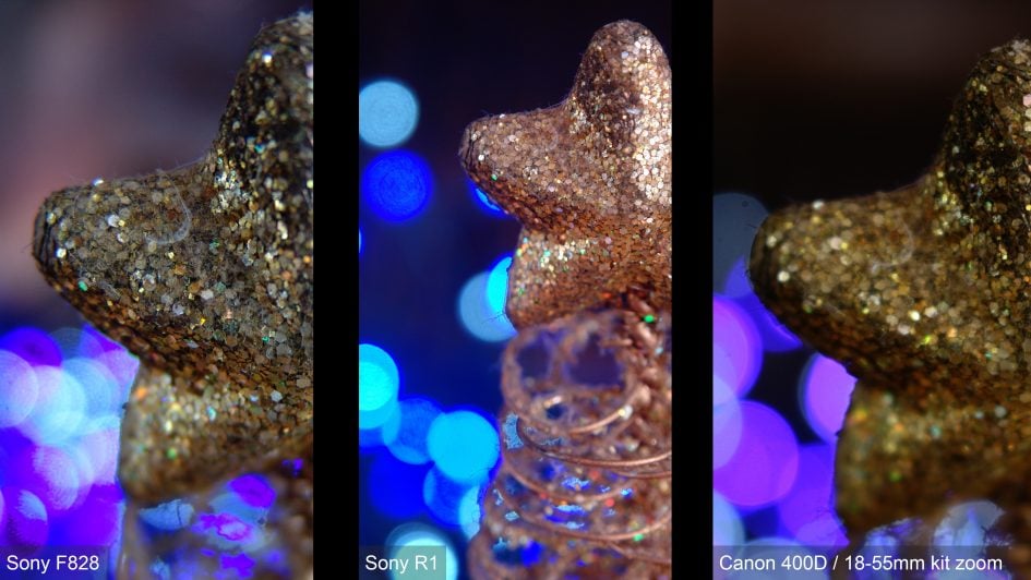 sony-f828-vs-sony-r1-vs-canon-400d-bokeh