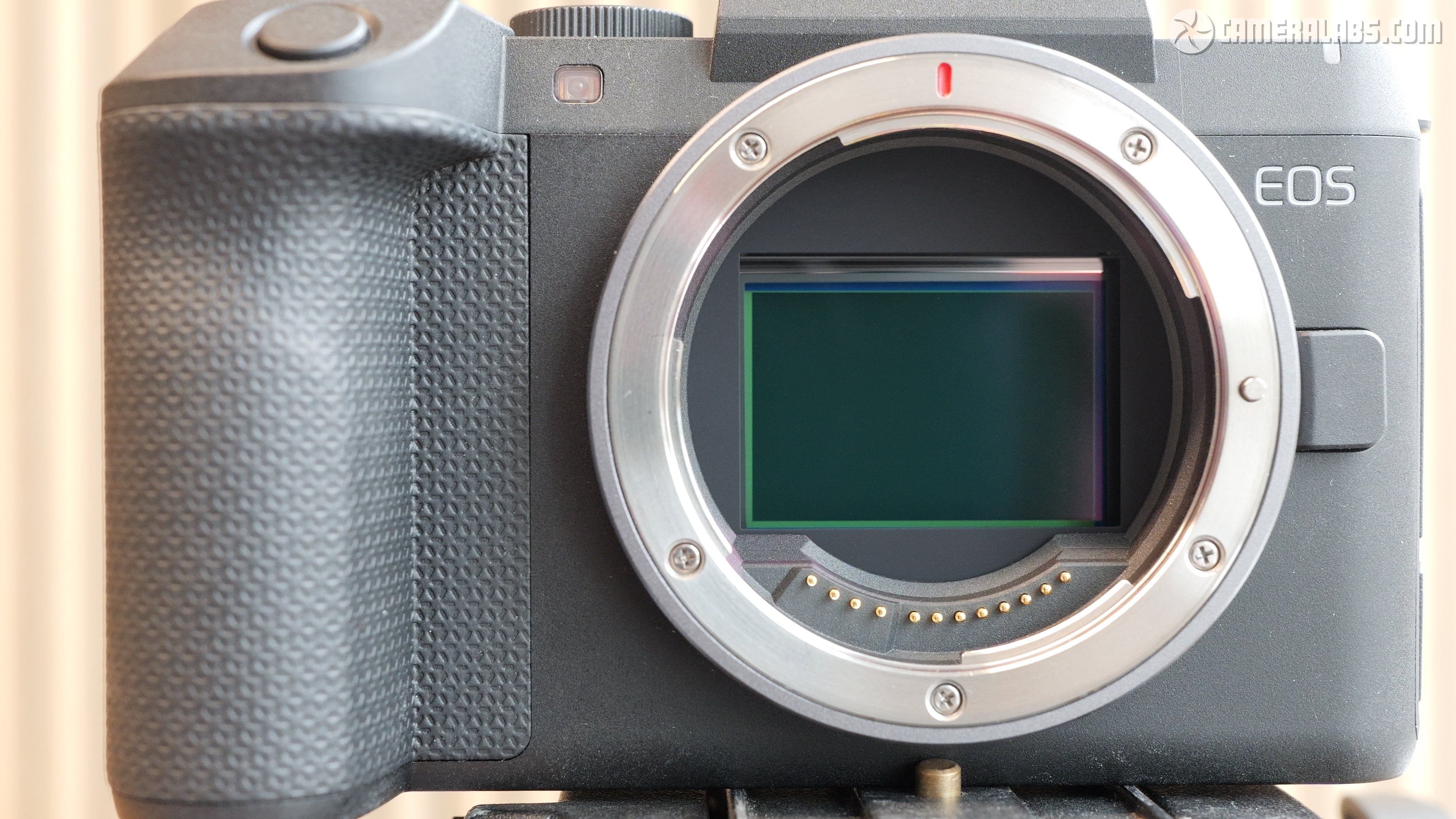 Нижняя часть корпуса и питание Canon EOS R8 Mark II Нижняя панель и отсек для аккумулятора LP-E17 в Canon EOS R8 Mark II
