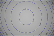 Canon EF 24-105mm telephoto uniformity test