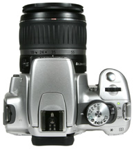 Canon EOS 400D / XTi top