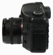 Canon EOS 5D left side view