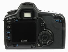 Canon EOS 5D rear view