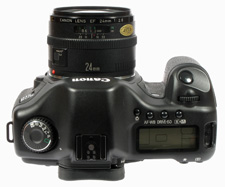 Canon EOS 5D top view