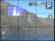 Canon PowerShot G7 grid and histogram