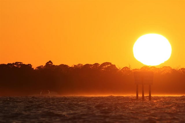 Cape Canaveral sunset with 500mm