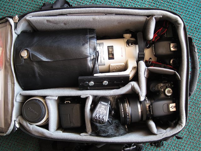 Camera bag, Florida trip