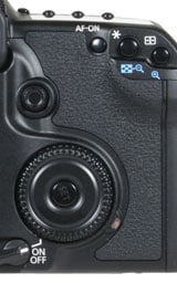 Canon 40D rear controls