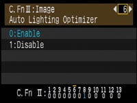 Canon EOS 450D / Rebel XSi - Auto light optimizer