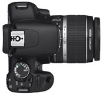 Canon EOS 450D / Rebel XSi - top view
