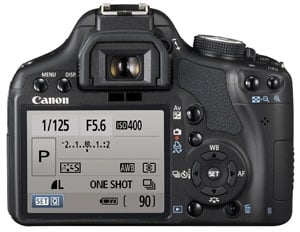 Canon 500D - rear