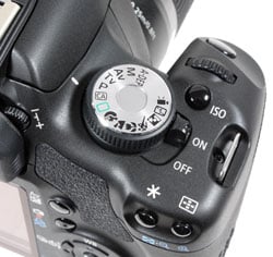 Canon 500D - command dial