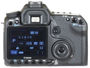 Canon EOS 50D - rear view