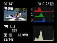 Canon EOS 5D Mark II - movie playback