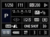 Canon EOS 5D Mk II - shooting info