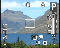 Canon PowerShot SX1 IS - MF scale