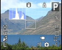 Canon PowerShot SX1 IS - live histogram
