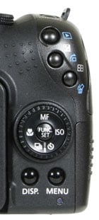 Canon PowerShot SX1 - rear controls