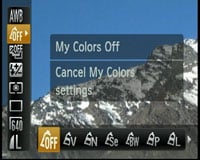 Canon PowerShot SX20 IS - my colours vivid