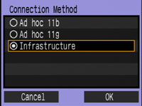 Canon WFT E3 - infrastructure