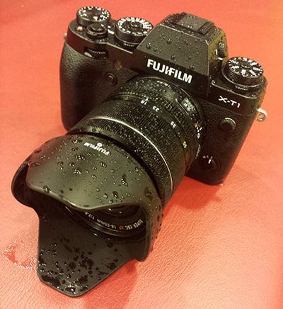 Fujifilm XT1 weather sealing