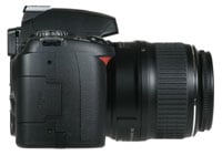 Nikon D40 - right side view