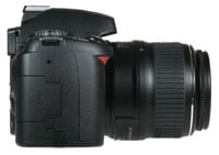 Nikon D40x - right side view