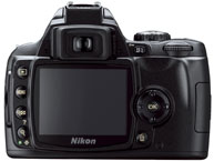 Nikon D40x - rear view