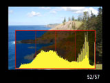 Nikon D40x - brightness histogram