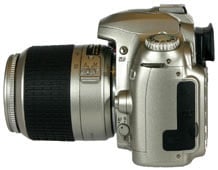 Nikon D50 left side view