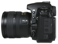 Nikon D80 left side view