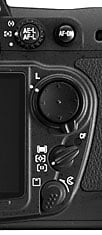 Nikon D300 - rear controls