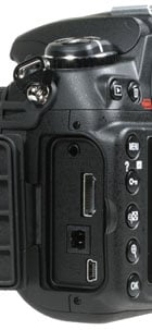 Nikon D300 - side ports