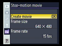 Nikon D60 - stop motion