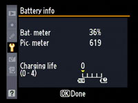 Nikon D700 - battery life