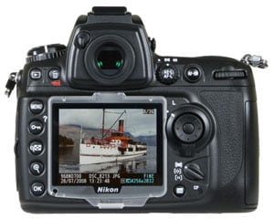 Nikon D700 - rear view