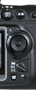 Nikon D700 - top rear controls