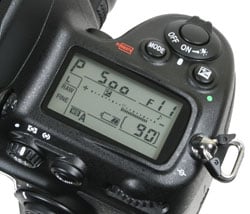 Nikon D700 - top right controls