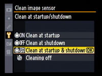 Nikon D90 - clean sensor