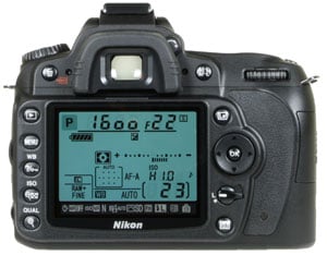 Nikon D90 - rear