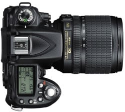 Nikon D90 - top view