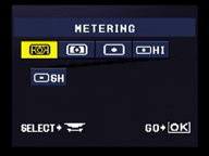 Olympus E-400 metering options