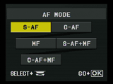Olympus E-510 - AF mode
