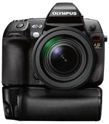 Olympus E3 with battery grip