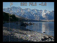 Olympus E420 - Live view grid 